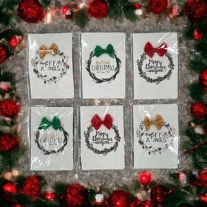6 pcs Bundle Christmas cards